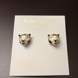 Kate Spade ‘Lucky Streak’ Tiger Studs Earrings